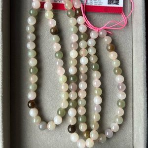 Hetian Jade necklace and bracelet